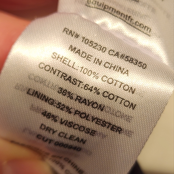 EQUIPMENT Femm Black Tuxedo Wool/ Satin Stripe Ankle Trousers Size 4 - Picture 13 of 13